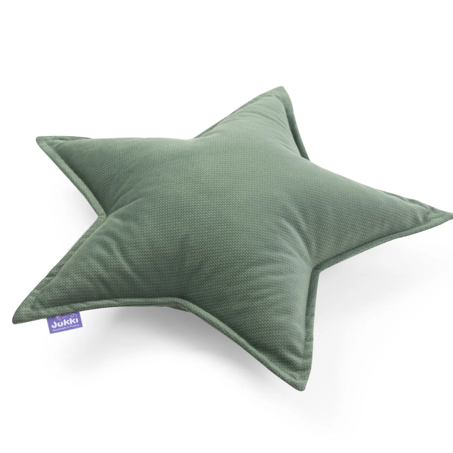 Poduszka gwiazdka Velvet - oliwkowy Velvet