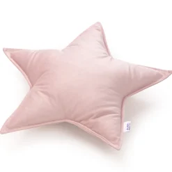 Poduszka gwiazdka Velvet - Smokey Pink Soft Velvet
