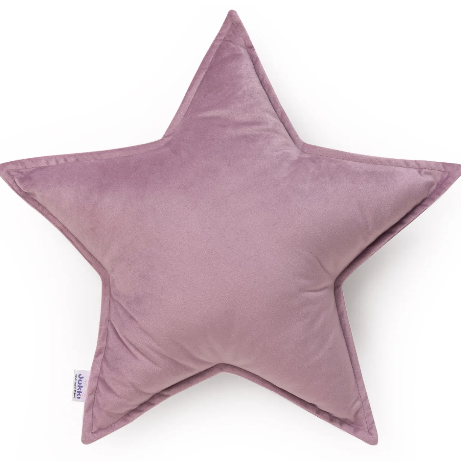Poduszka gwiazdka Velvet - Wrzosowy Soft Velvet