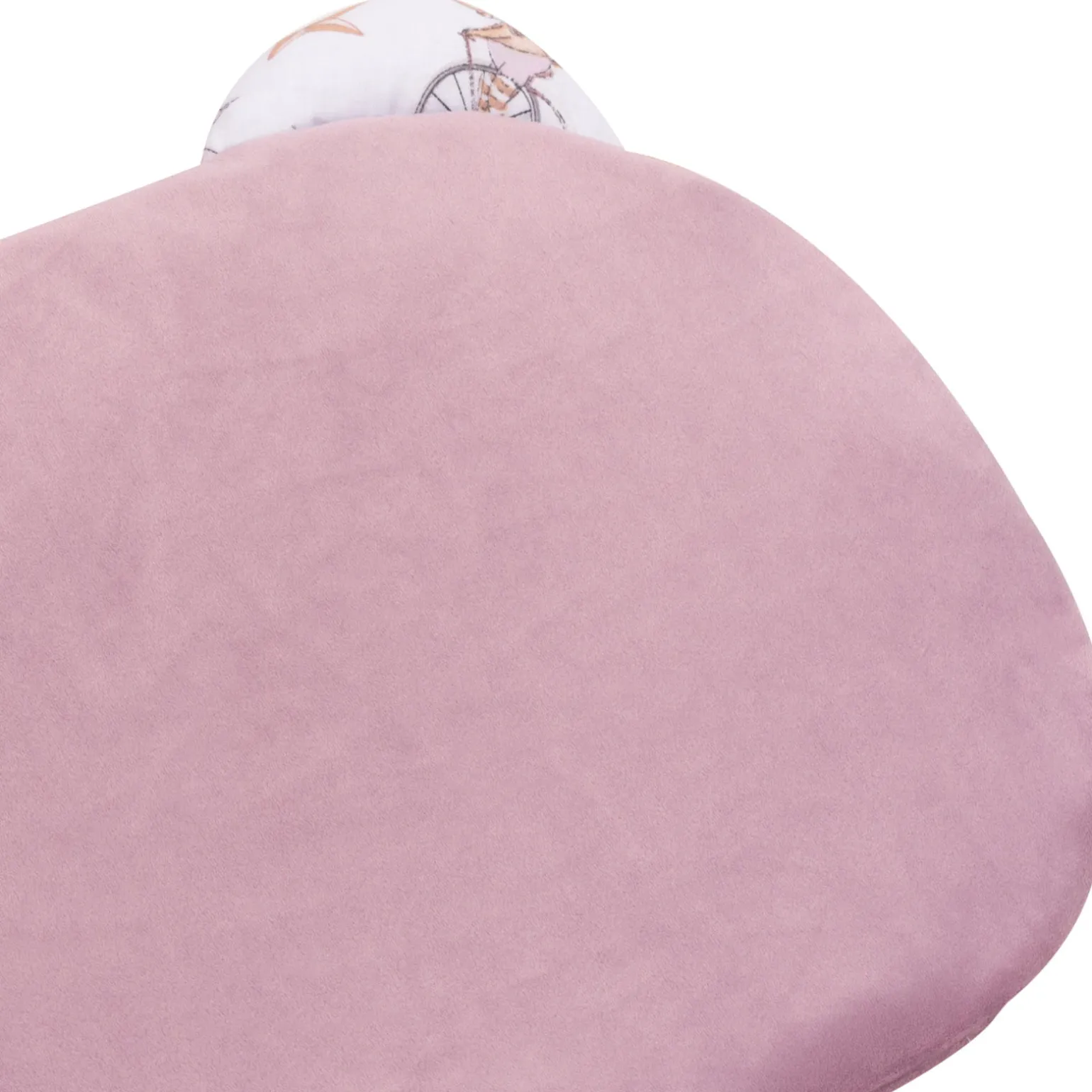 Poduszka MIŚ - Candy Circus i wrzosowy Soft Velvet