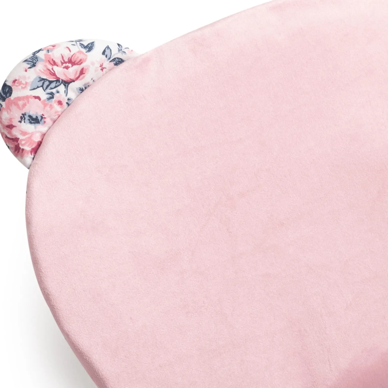Poduszka MIŚ - Roses i Smokey Pink Soft Velvet