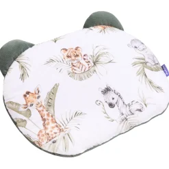 Poduszka MIŚ - Savanna Fun i oliwkowy Velvet