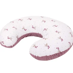 Poduszka rogal + zdejmowana poszewka - Blackberry Dreams i Old Rosa Velvet