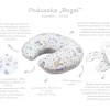 Poduszka rogal + zdejmowana poszewka - Little Fairy i Smokey Pink Soft Velvet