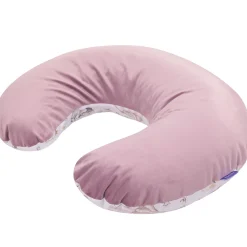 Poduszka rogal + zdejmowana poszewka - Candy Circus i wrzosowy Soft Velvet