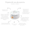 Pojemnik / koszyk na akcesoria dla niemowlaka - Prima Ballerina i Cappuccino Velvet