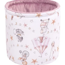Pojemnik / koszyk na akcesoria dla niemowlaka - Candy Circus i wrzosowy Soft Velvet