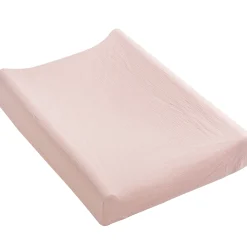 Pokrowiec, prześcieradło muślinowe na przewijak- Pink