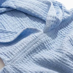 Ponczo kąpielowe z kapturkiem - Blue
