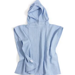 Ponczo kąpielowe z kapturkiem - Blue