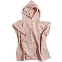 Ponczo kąpielowe z kapturkiem - Pink