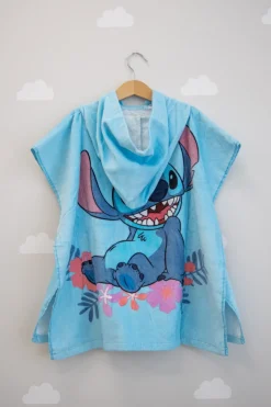 Ponczo, ręcznik kąpielowy z kapturem- LILO I STITCH
