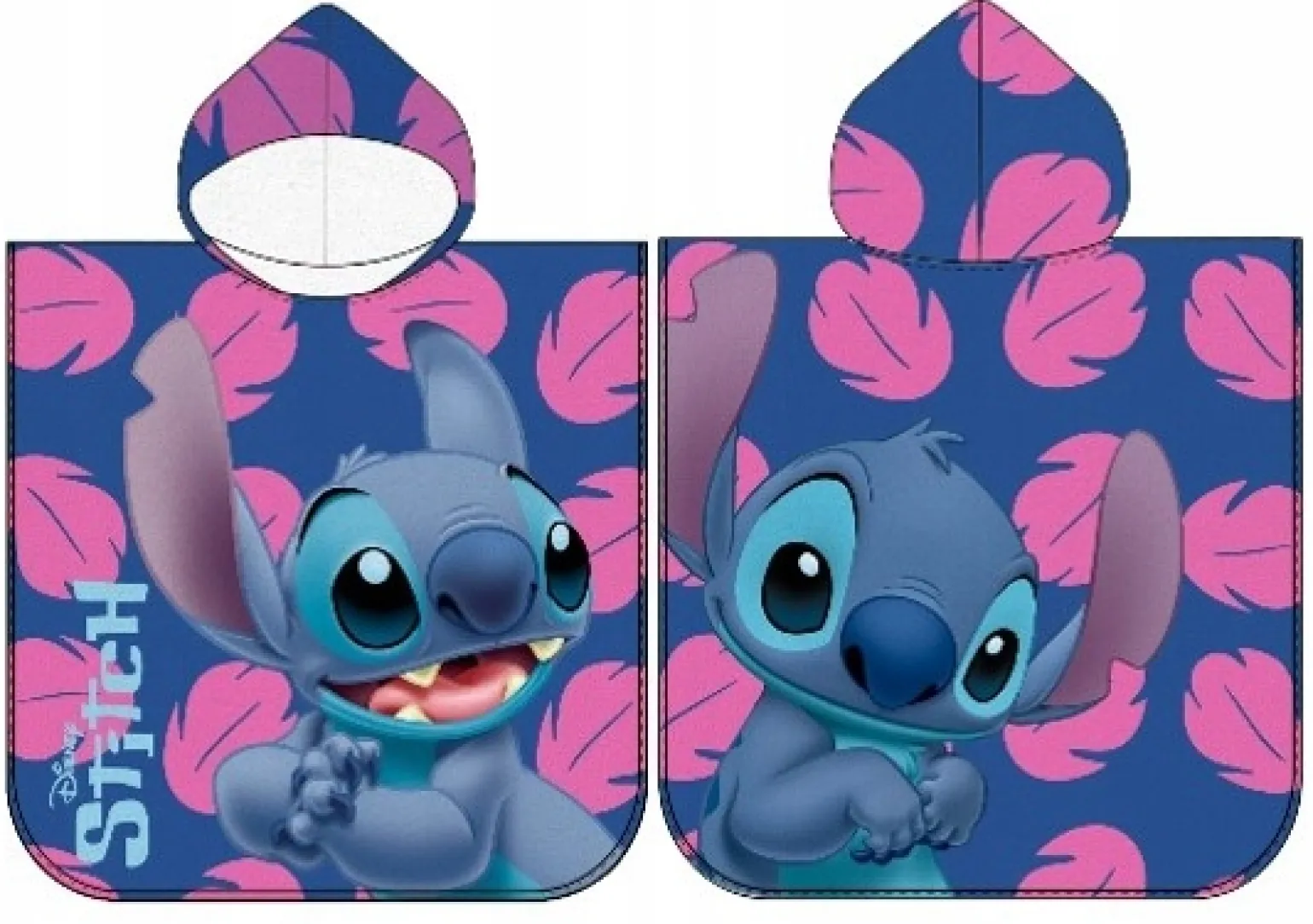Ponczo, ręcznik kąpielowy z kapturem- LILO I STITCH II