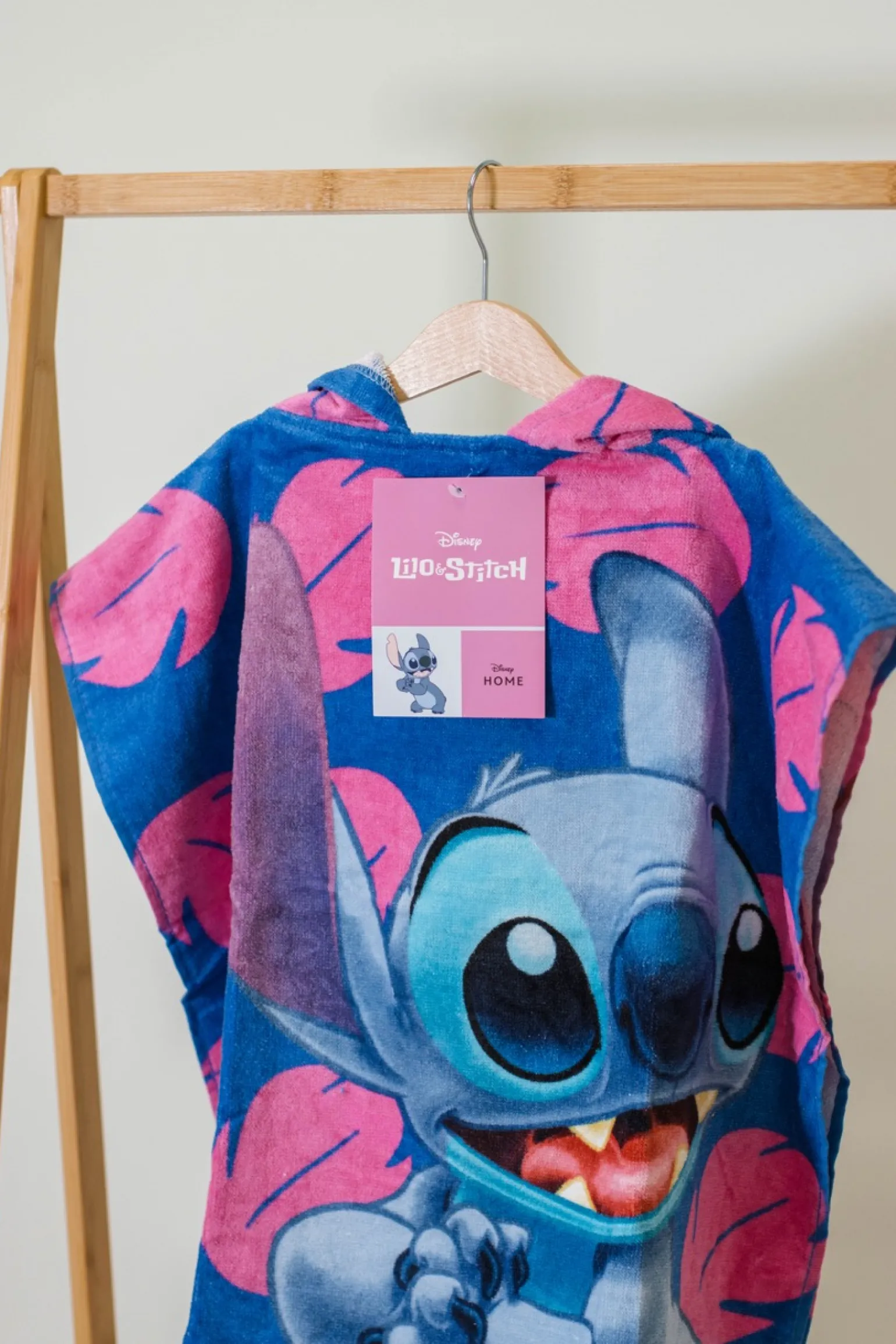 Ponczo, ręcznik kąpielowy z kapturem- LILO I STITCH II
