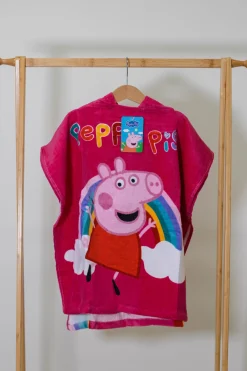 Ponczo, ręcznik kąpielowy z kapturem PEPPA PIG