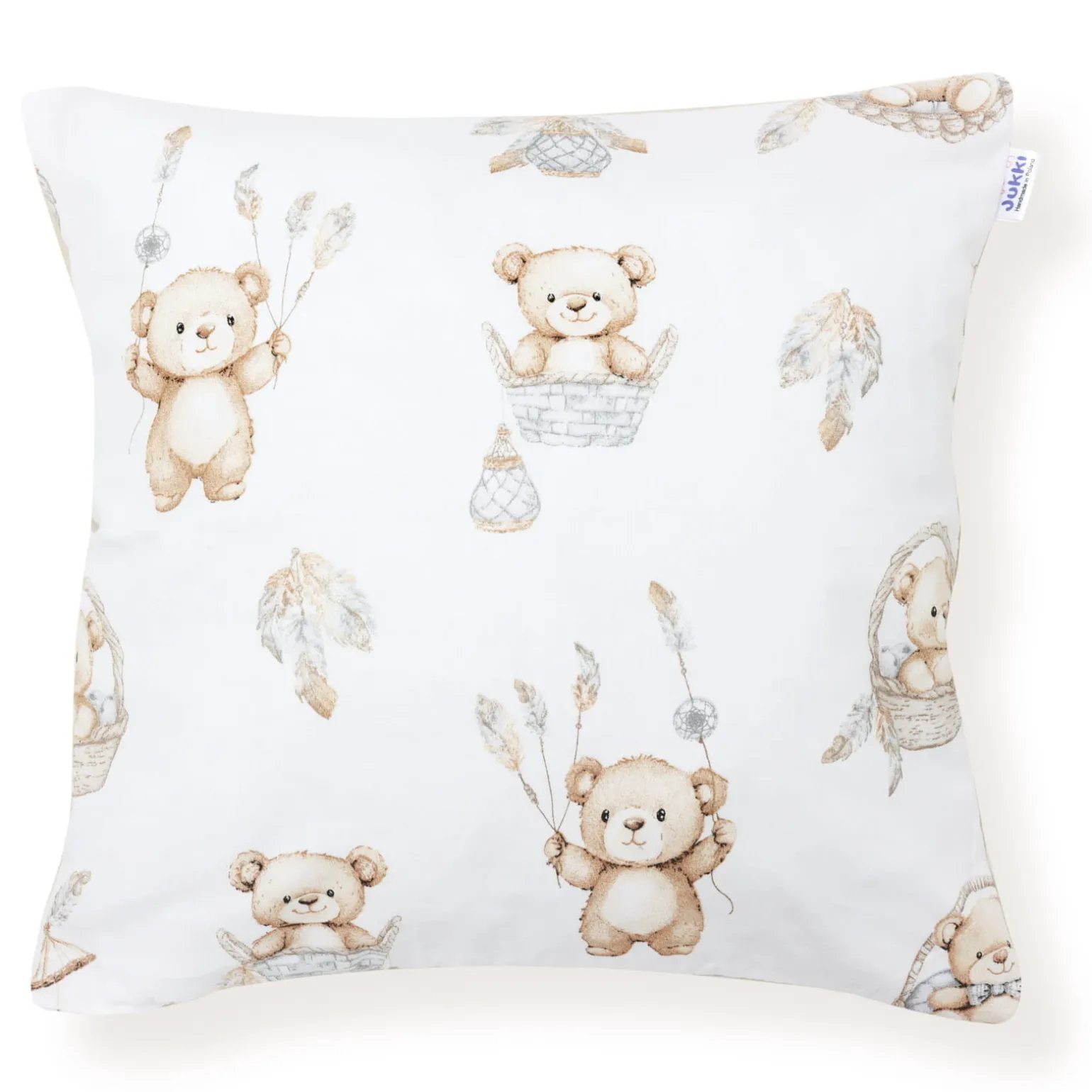 Poszewka na Poduszkę "Jasiek" 40x40 cm - Boho Bears