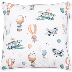 Poszewka na Poduszkę "Jasiek" 40x40 cm - Balloon Travel