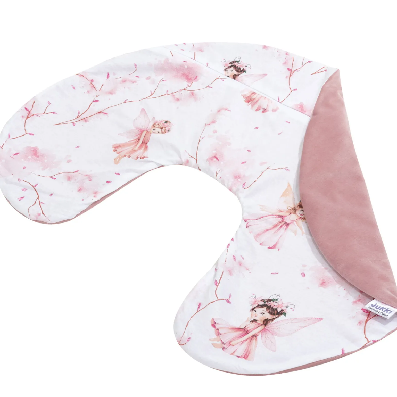 POSZEWKA NA ROGAL - LITTLE FAIRY I SMOKEY PINK SOFT VELVET