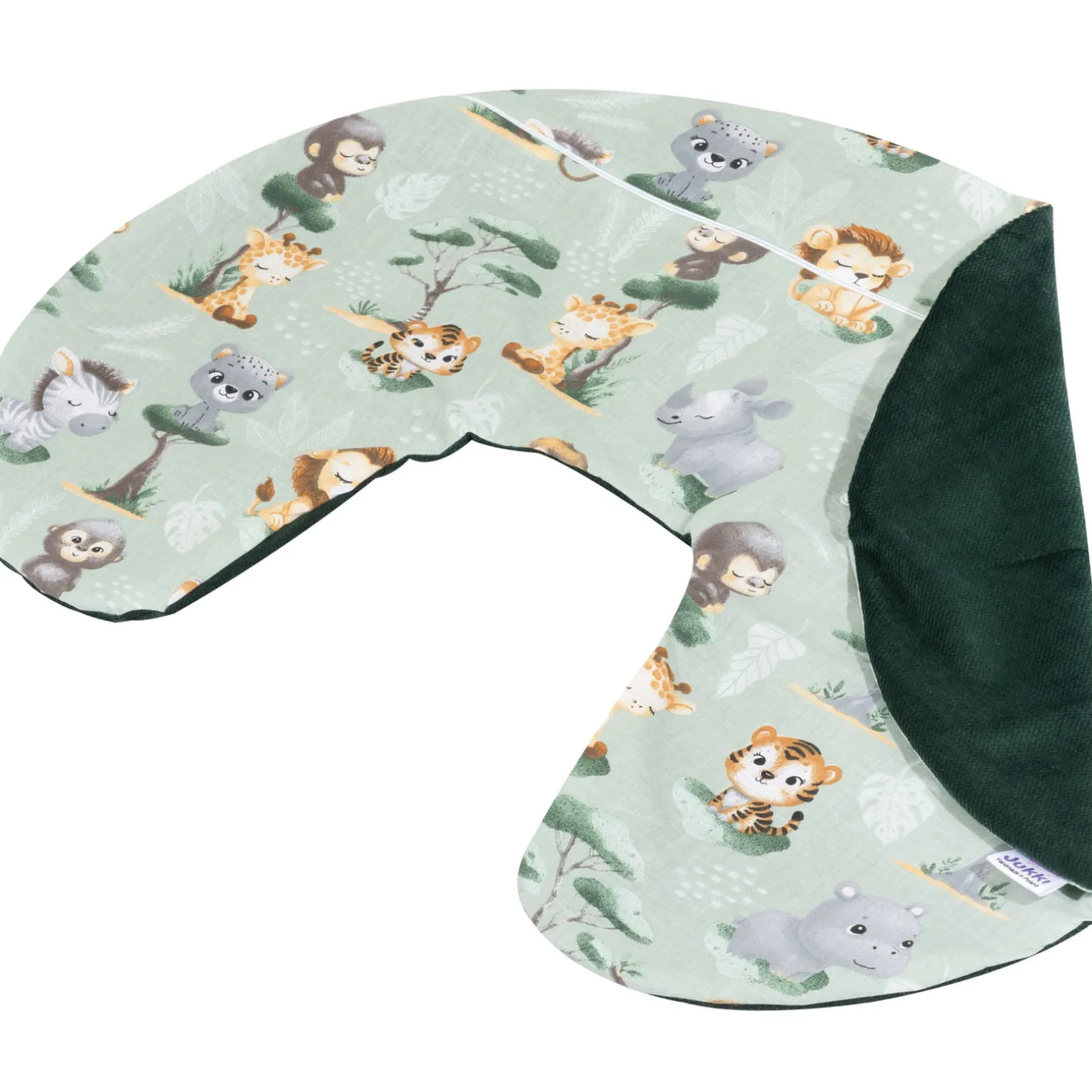 POSZEWKA NA ROGAL - TROPICAL ANIMALS I BUTELKOWY VELVET