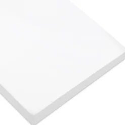Prześcieradło jersey z gumką do łóżeczka 120x60cm - Białe