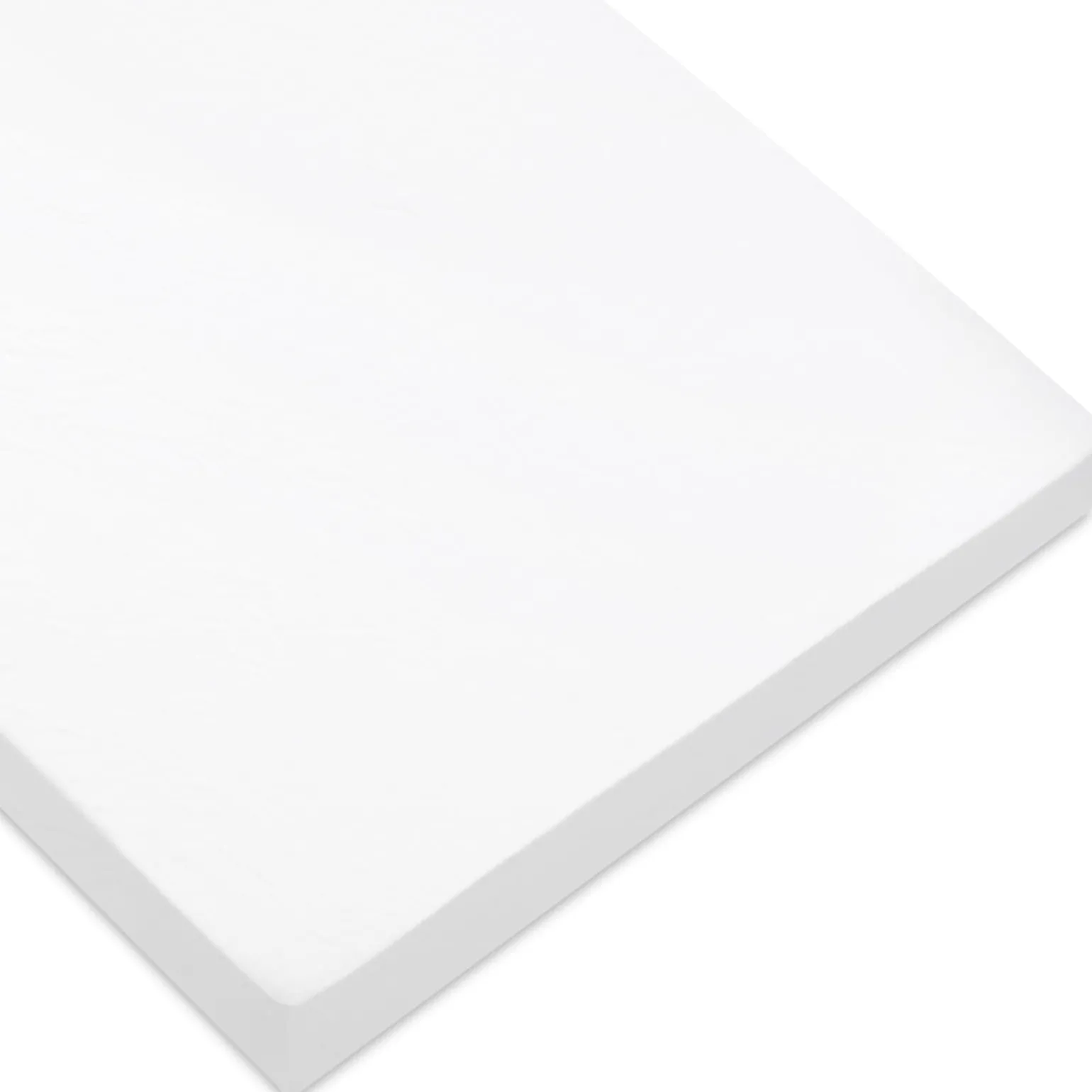 Prześcieradło jersey z gumką do łóżeczka 120x60cm - Białe