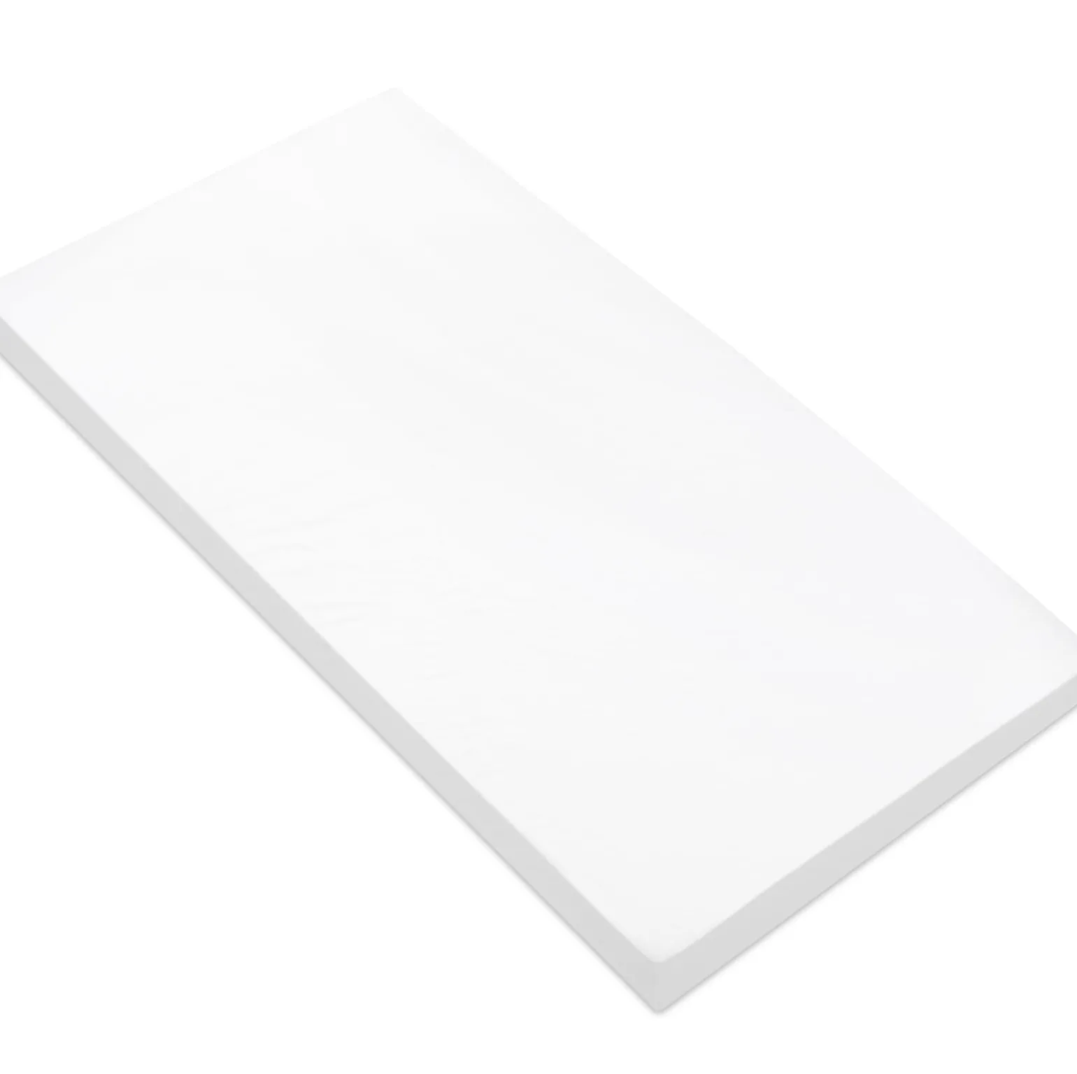 Prześcieradło jersey z gumką do łóżeczka 120x60cm - Białe