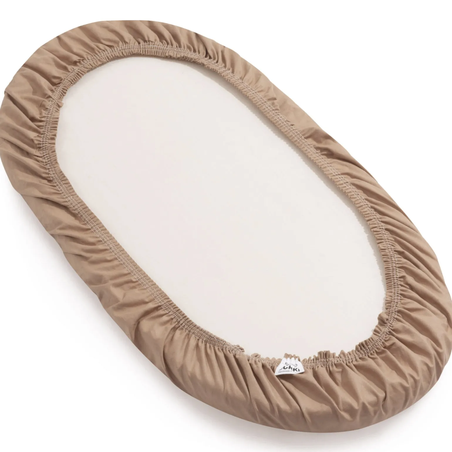 Prześcieradło z gumką do GONDOLI i KOŁYSKI 80 x 40 cm - w kolorze caramel