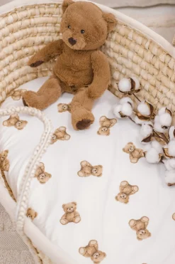 Prześcieradło z gumką do GONDOLI i KOŁYSKI 80 x 40 cm - Mr. Teddy