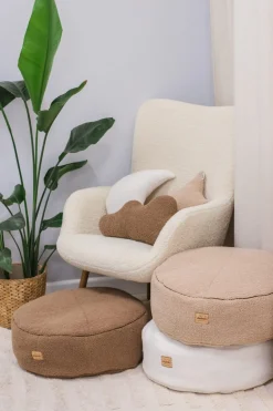 Pufa dziecięca BOUCLE - Brown