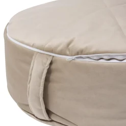 Pufa dziecięca - w kolorze cappuccino Soft Velvet