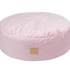 Pufa dziecięca - w kolorze smokey pink Soft Velvet