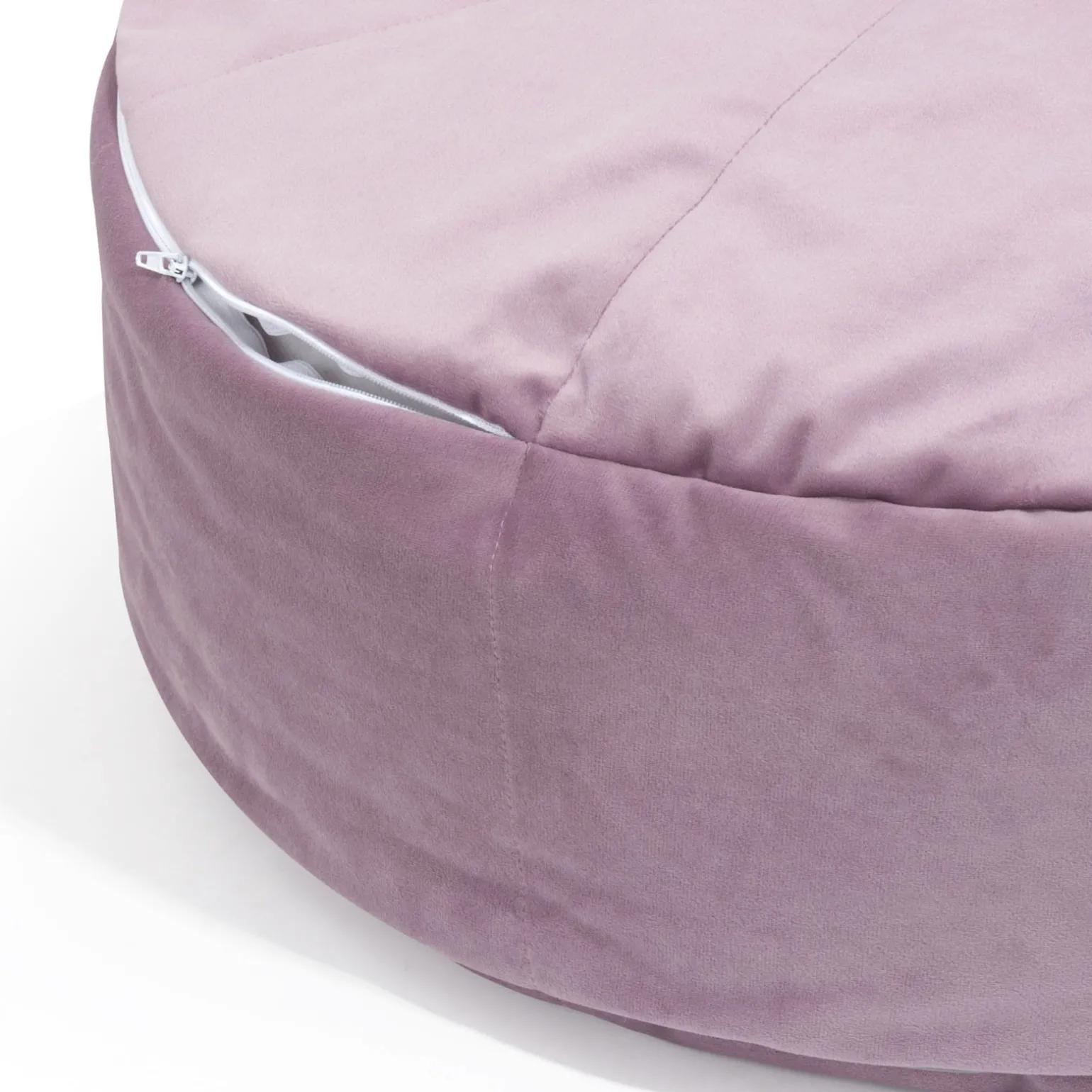 Pufa dziecięca - w kolorze wrzosowym Soft Velvet