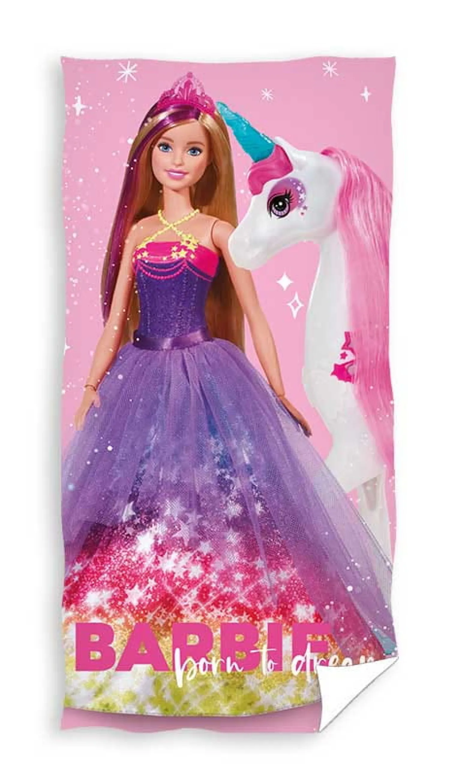 Ręcznik dziecięcy 70x140 cm BARBIE