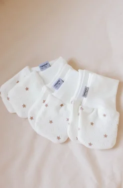 Rękawiczki Niedrapki ażurowe 3 pack Stars