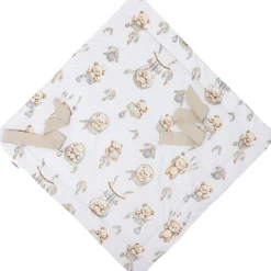 Rożek niemowlęcy bawełniany - Boho Bears
