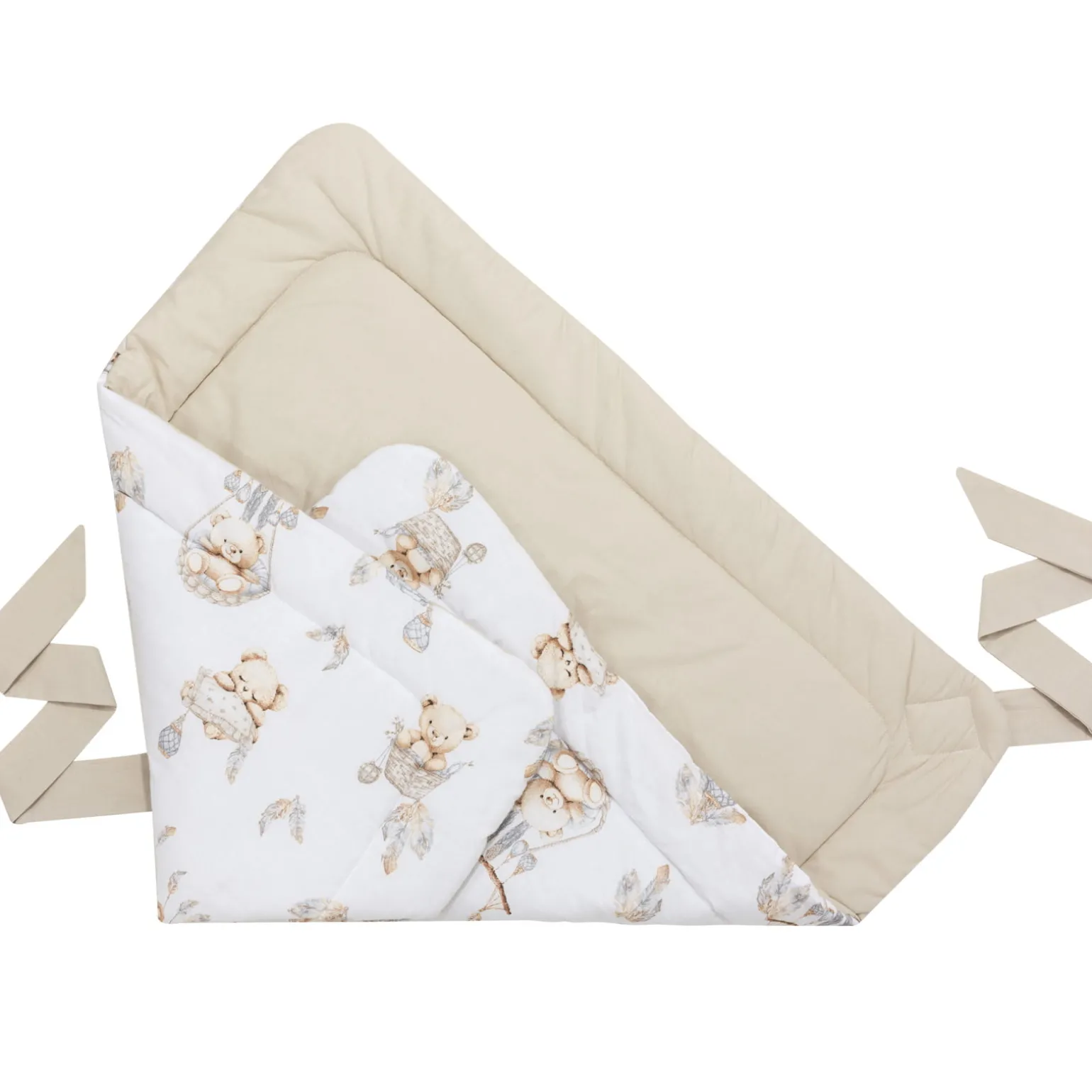 Rożek niemowlęcy bawełniany - Boho Bears
