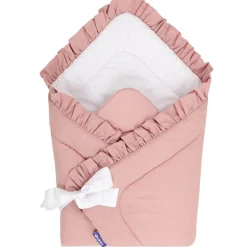 Rożek niemowlęcy bawełniany - Pastel Pink