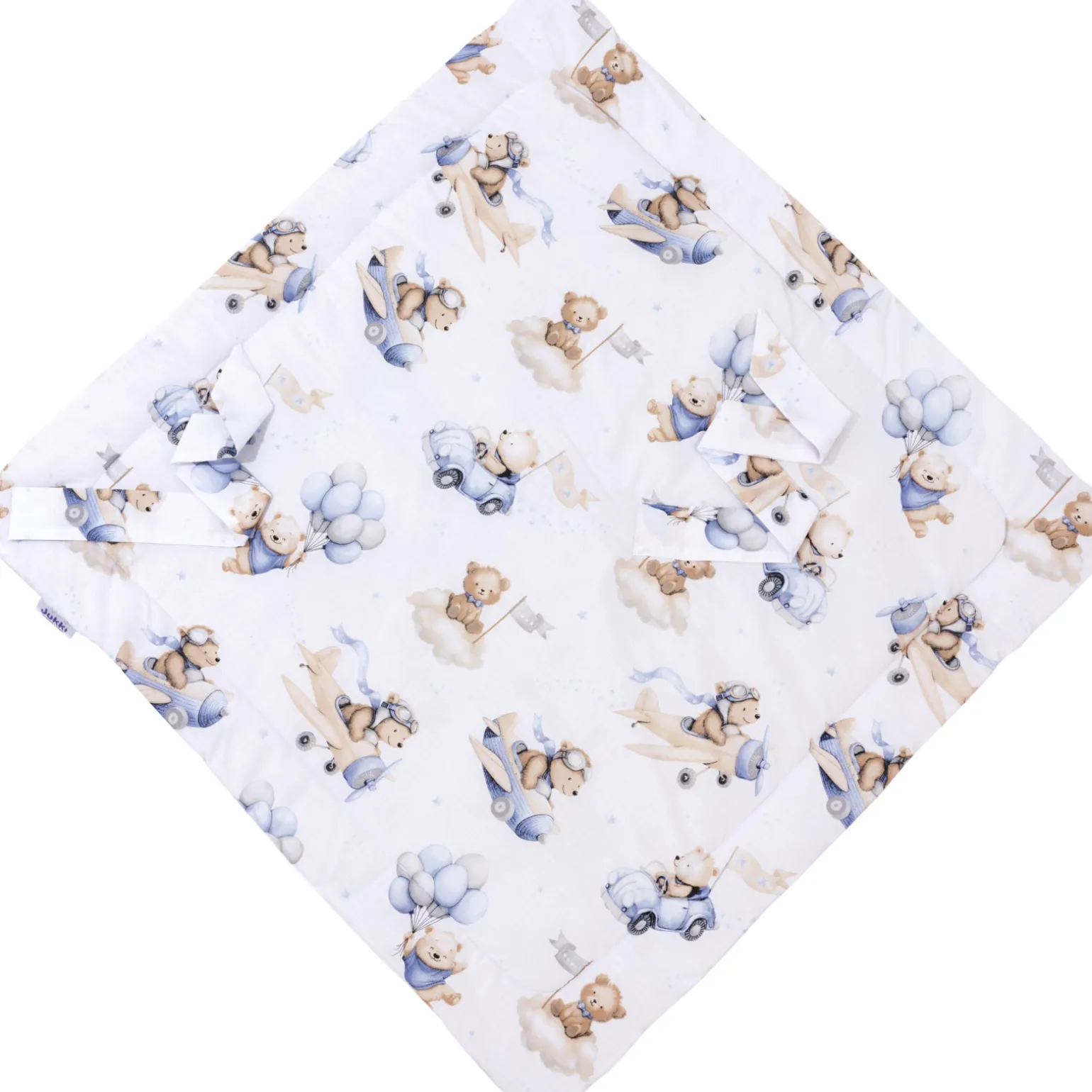 Rożek niemowlęcy bawełniany - Pilot Bears