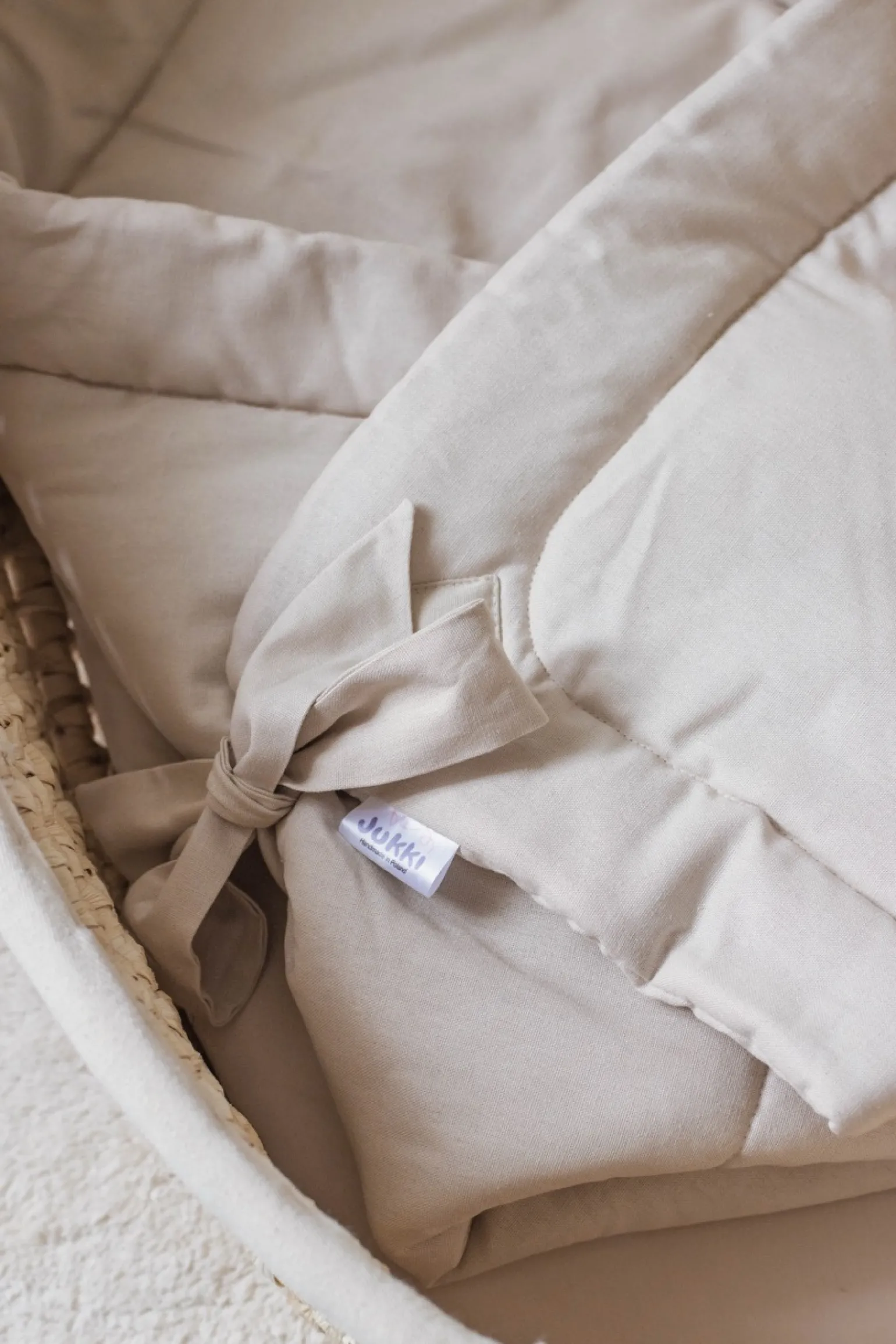 Rożek niemowlęcy lniany - Linen Light PREMIUM