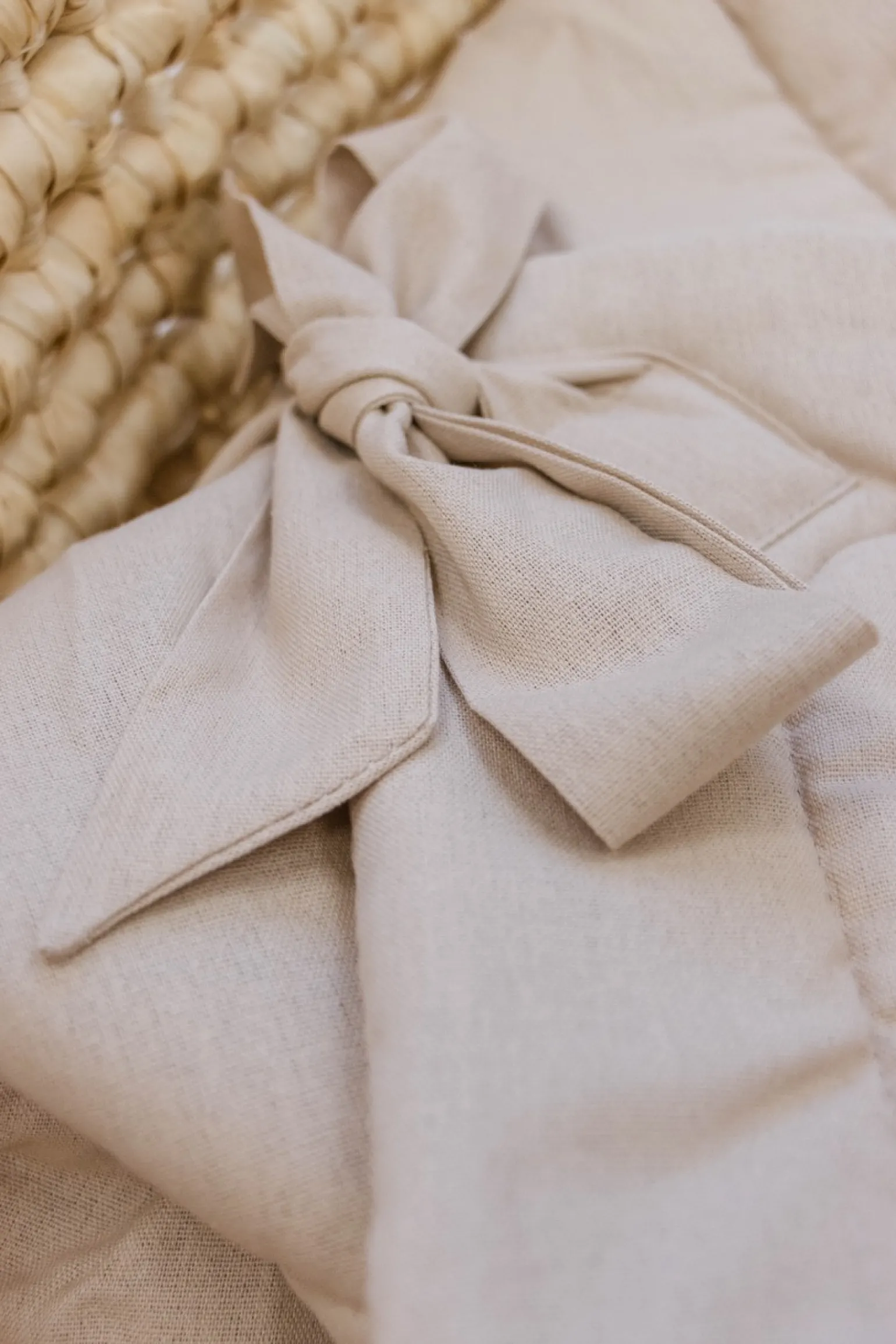 Rożek niemowlęcy lniany - Linen PREMIUM