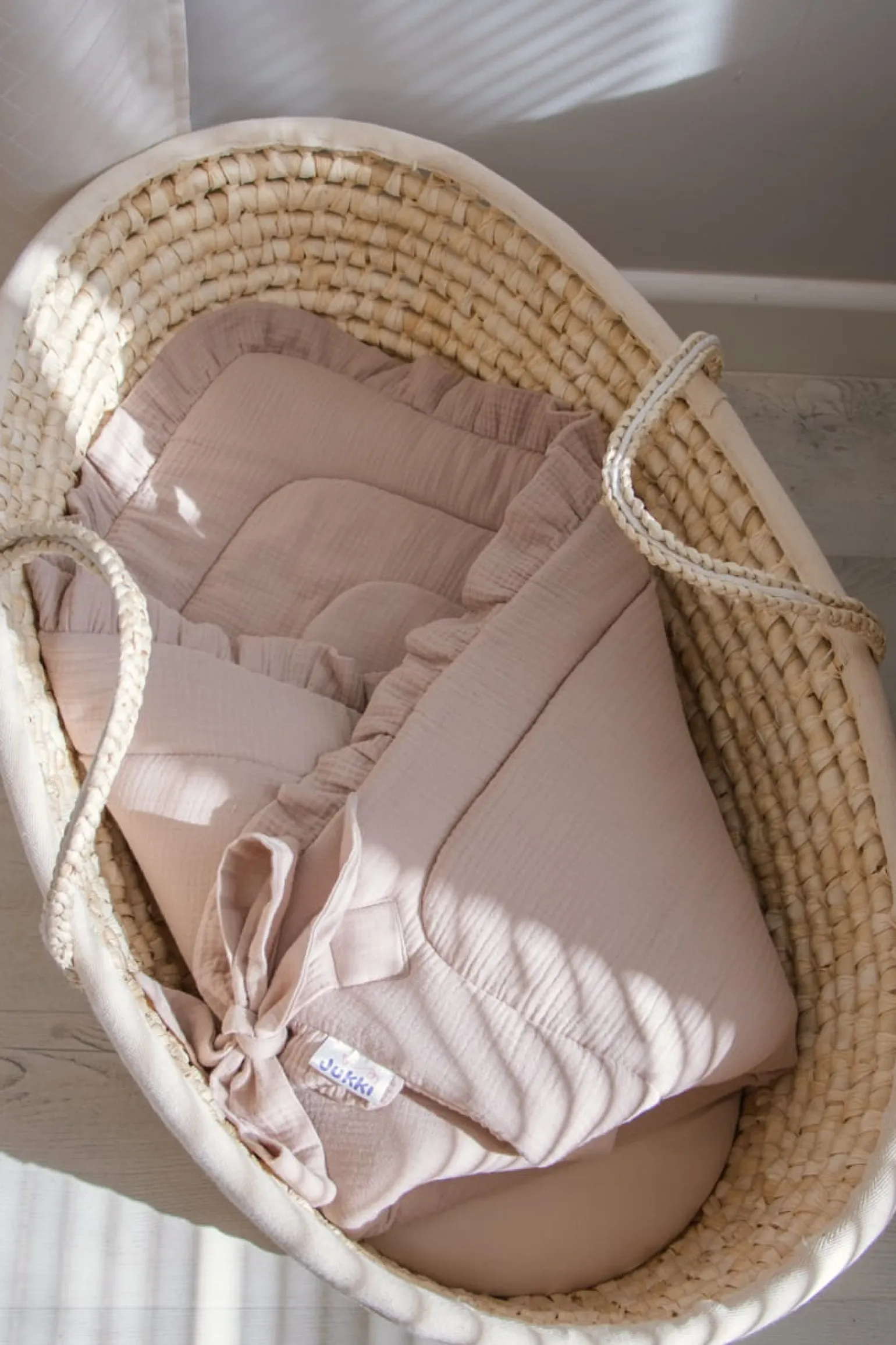 Rożek niemowlęcy muślinowy - Beige