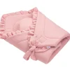 Rożek niemowlęcy muślinowy - Pink