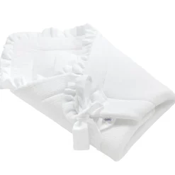 Rożek niemowlęcy muślinowy - White