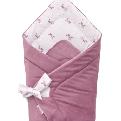 Rożek niemowlęcy Velvet - Blackberry Dreams i Old Rose Velvet
