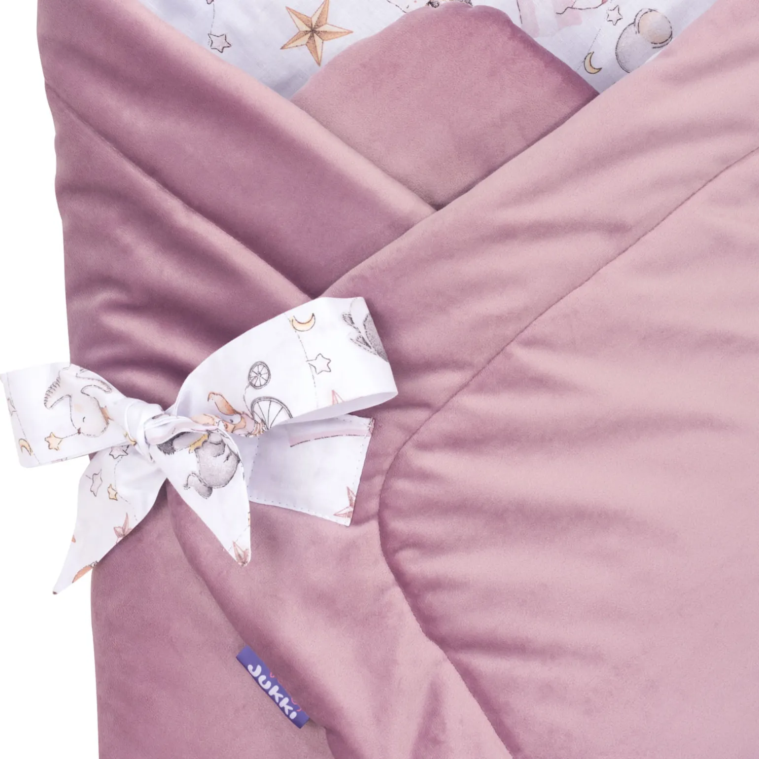 Rożek niemowlęcy Velvet - Candy Circus i wrzosowy Soft Velvet