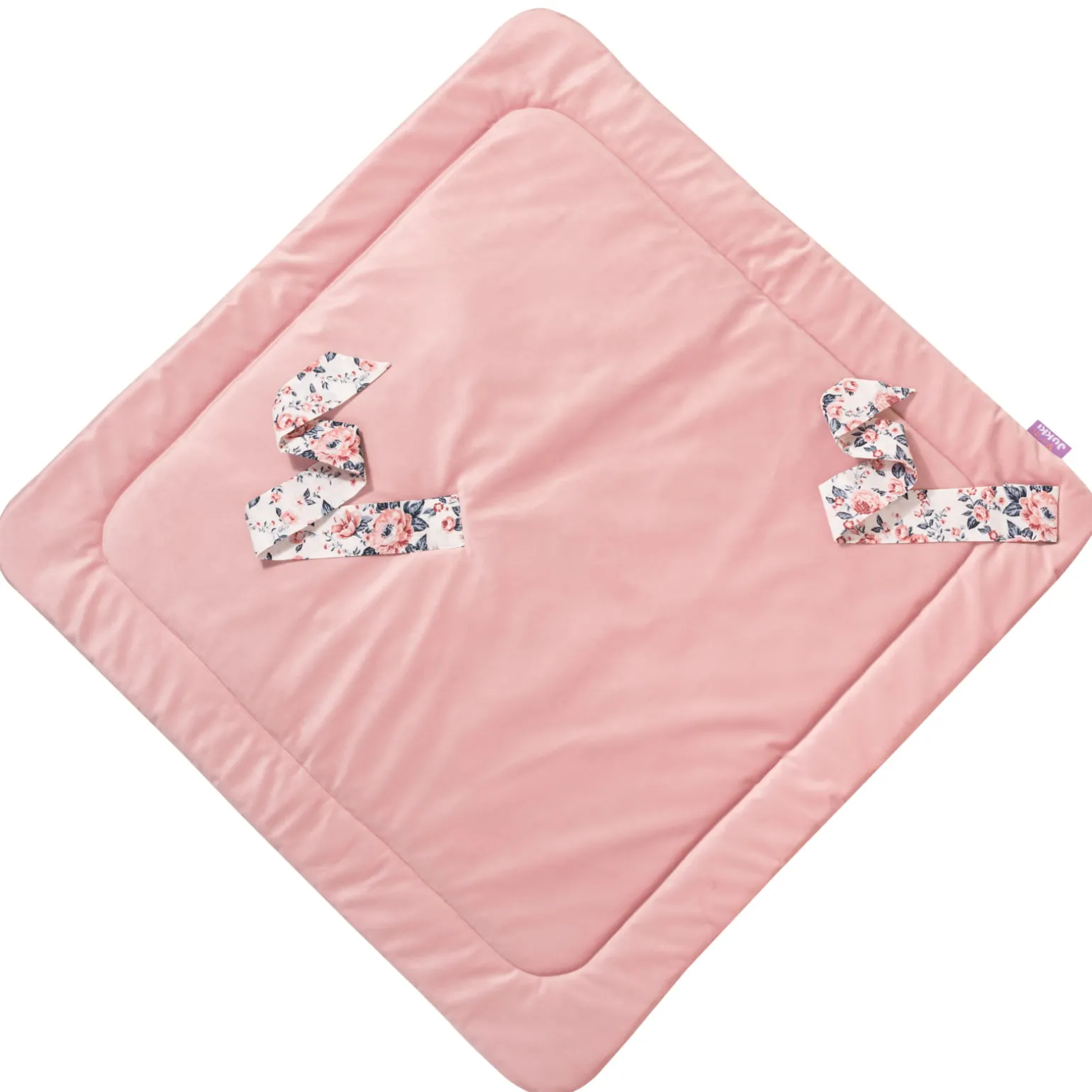 Rożek niemowlęcy Velvet - Roses i Smokey Pink Soft Velvet