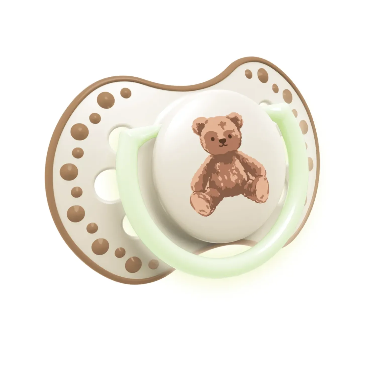 Smoczek silikonowy dynamiczny LOVI 0-6m 2 szt Teddy Love