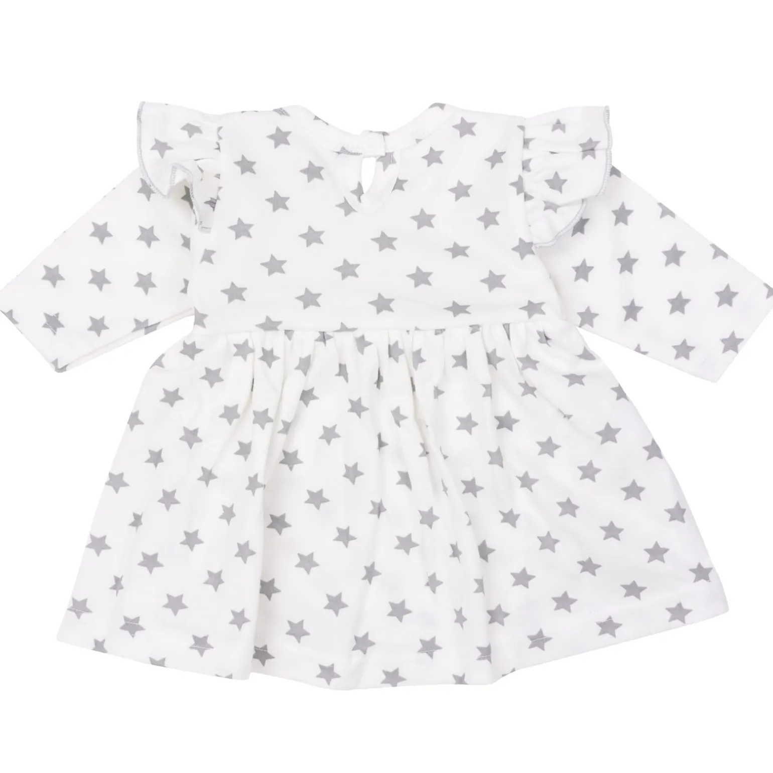 Sukienka z body Basic Grey Melange Grey Stars