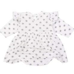 Sukienka z body Basic Grey Melange Grey Stars