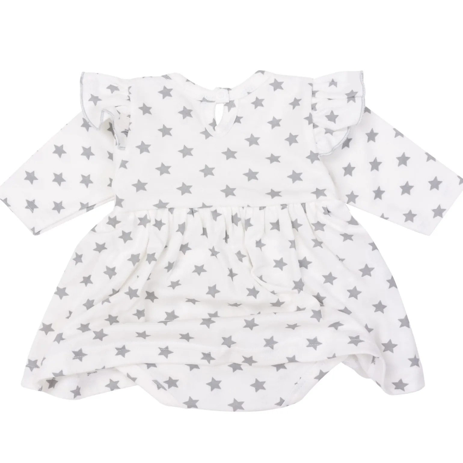 Sukienka z body Basic Grey Melange Grey Stars